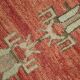 Red & Brown Vintage Persian Runner Rug, 81x317Cm