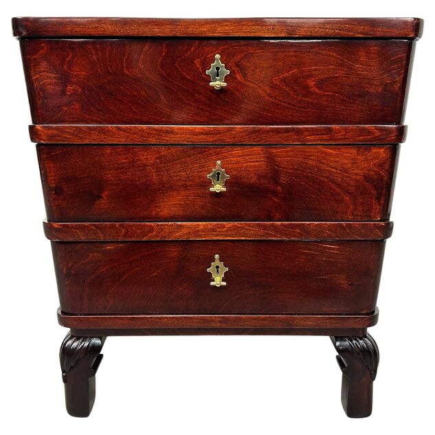Small Art Deco cabinet attributed to Lajos Kozma.