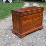 Cherry wood chest of drawers with 4 drawers