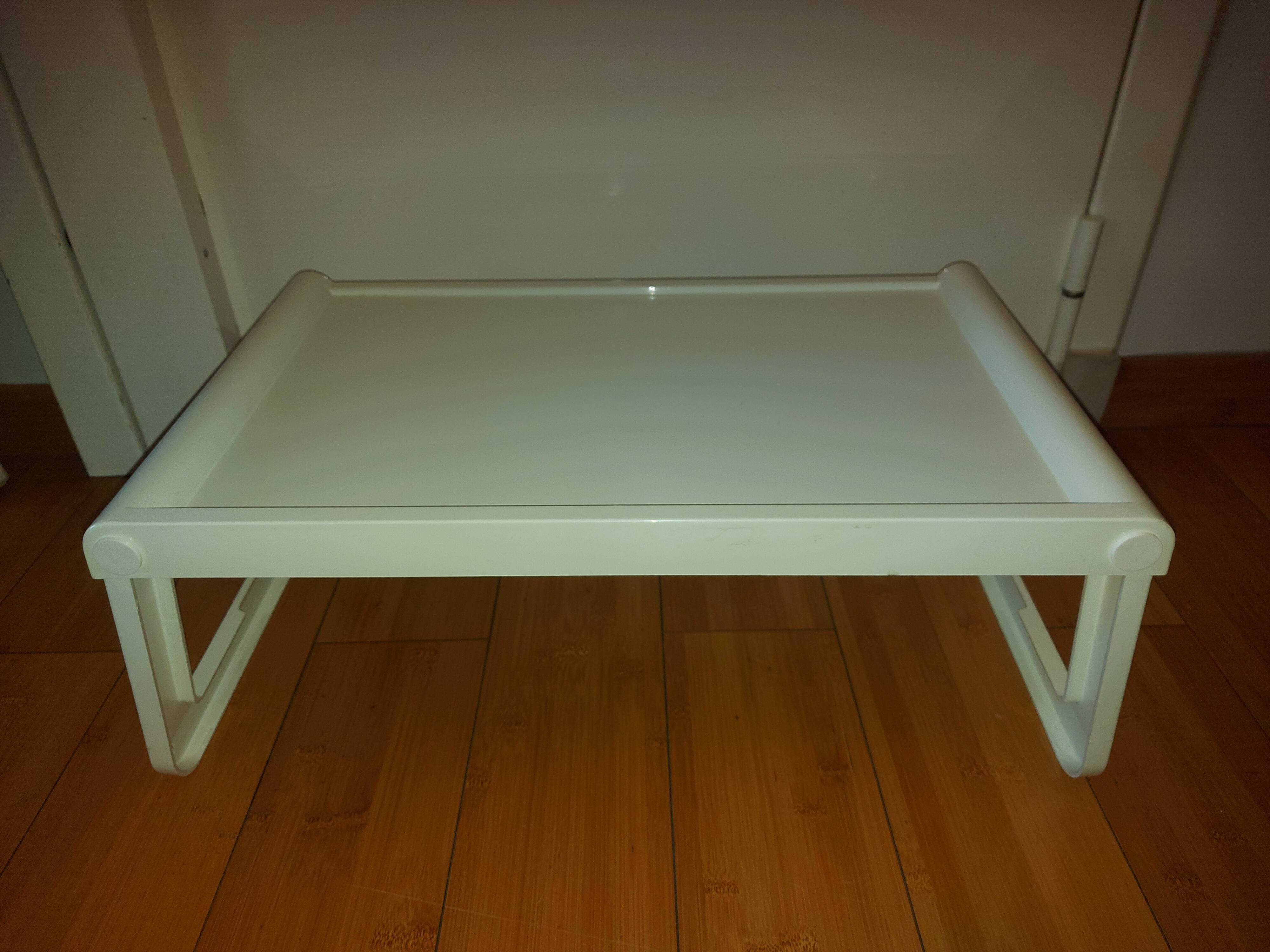 Vintage Guzzini bed tray, design Luigi Massoni