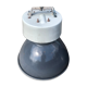 Industrial enamelled sheet metal hanging lamp