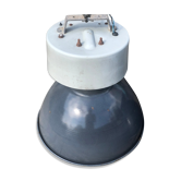 Industrial enamelled sheet metal hanging lamp