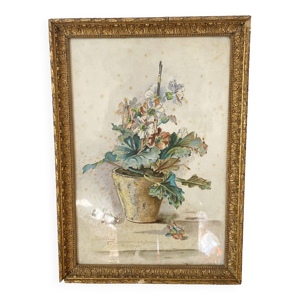 Peinture, aquarelle ancienne