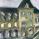 Oil painting on canvas Fourvière basilica