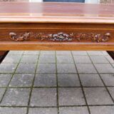 Napoleon III desk in Louis XVI style made of walnut from the late 19th century.