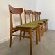 4 old vintage Scandinavian design chairs