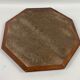 Octagonal rustic mirror