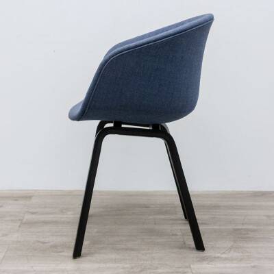 HAY AAC23 chair in dark blue fabric