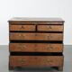 18th-century English antique oak commode