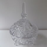 Candy box with crystal lid