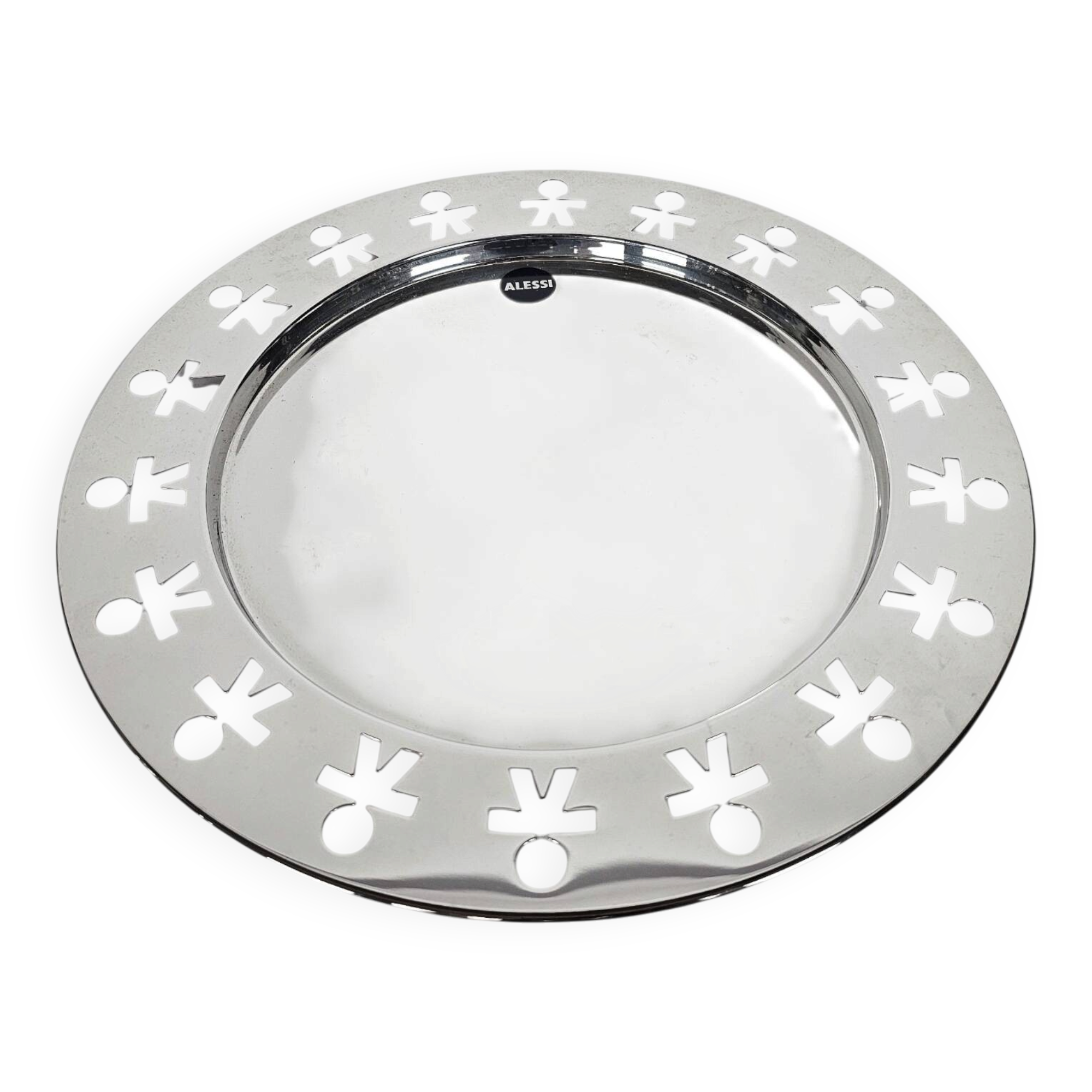 Alessi - Girotondo design - King Kong stainless steel tray - S. Giovannoni