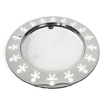 Alessi - Design Girotondo - Plateau en acier inoxydable King Kong - S. Giovannoni