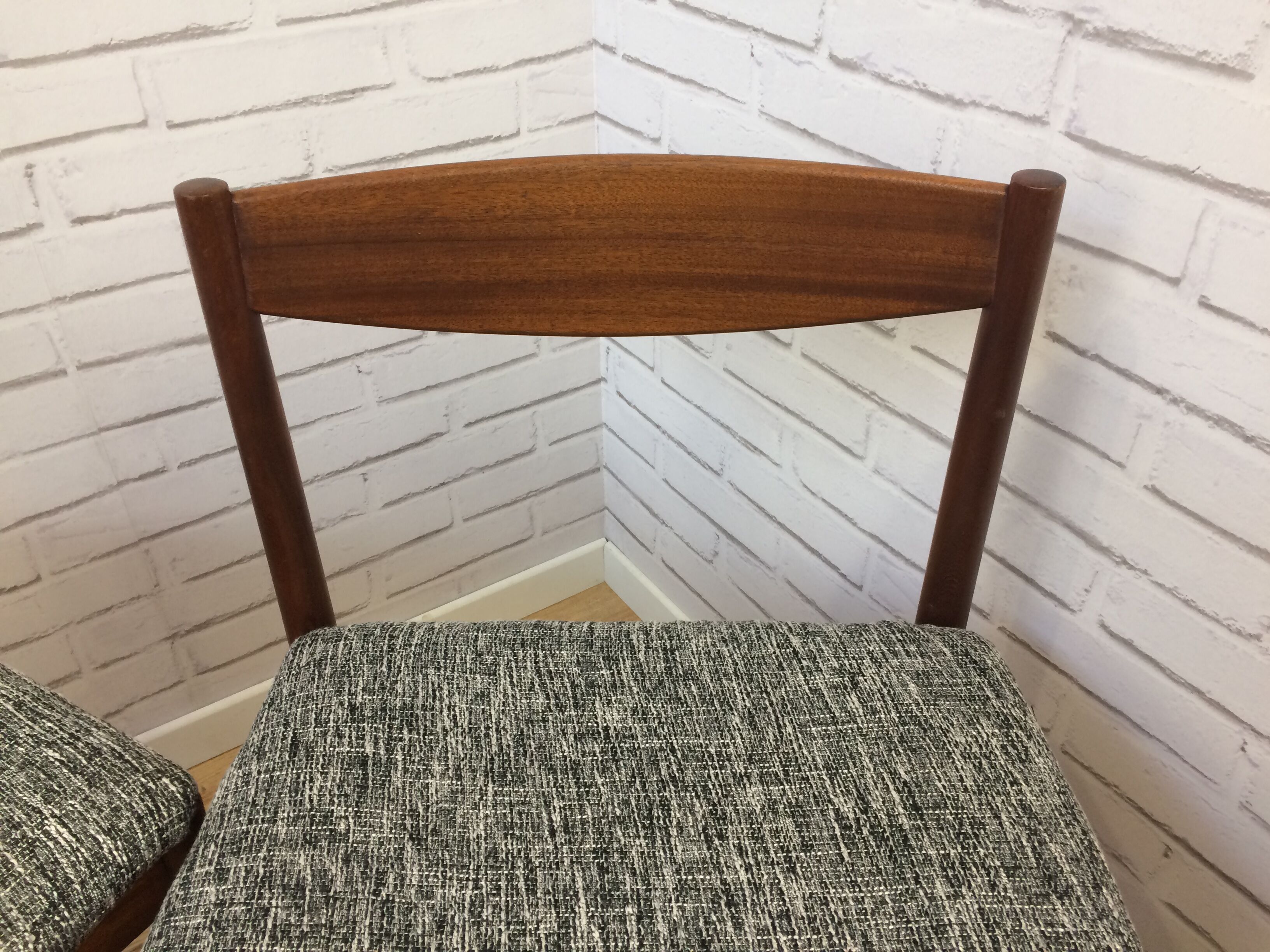 Lot of 2 teak chairs by A.H. McIntosh No.9913