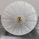 Antique opalescent pressed glass cup pendant lamp, art deco portable lamp