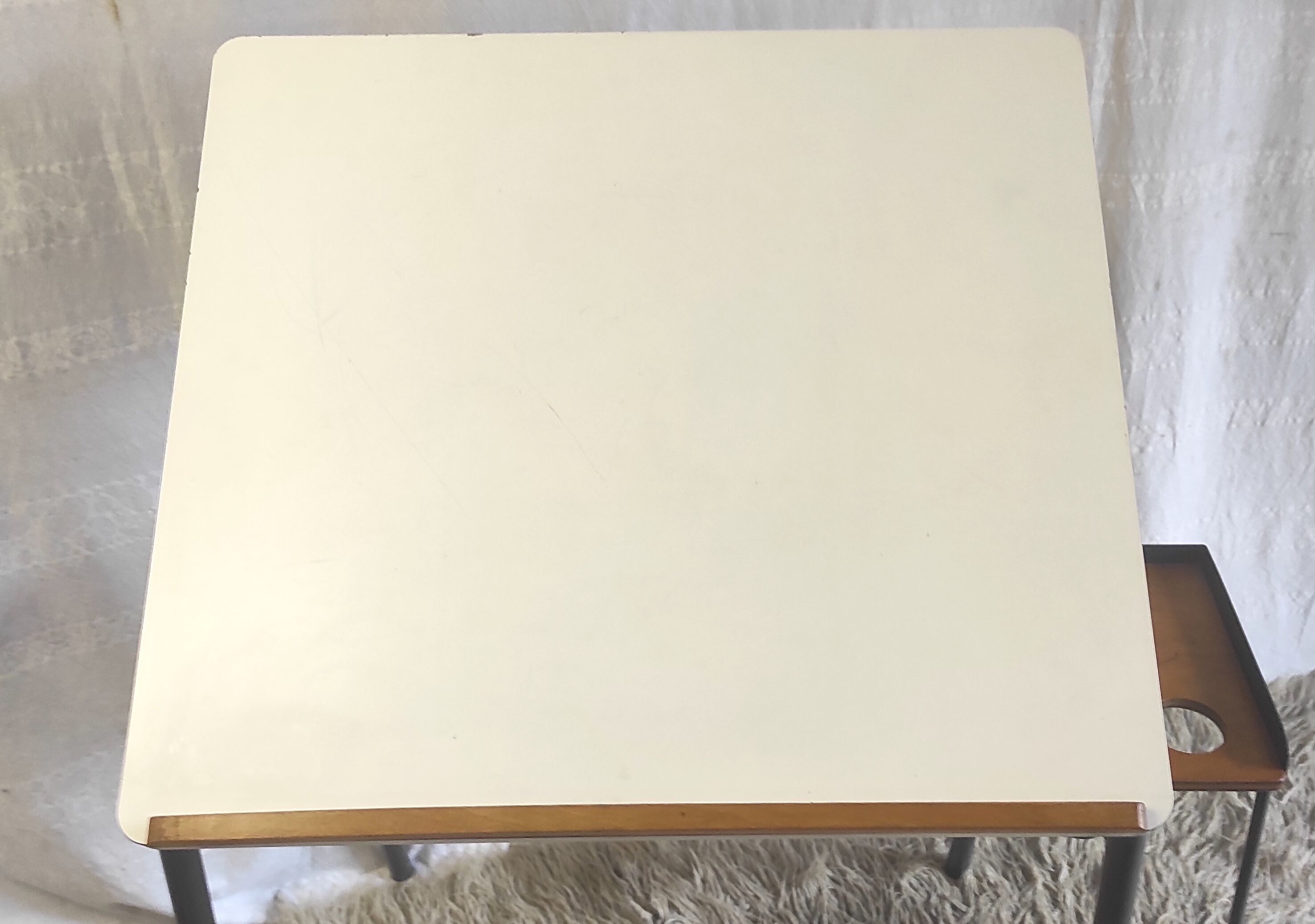 Desk, drawing table in wood and metal – 60s/70s