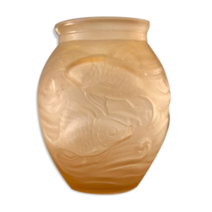 Vase Art Déco rose, Souchon Neuvesel