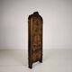 Gilt Leather Room Divider with Rich Carving, Circa 1860