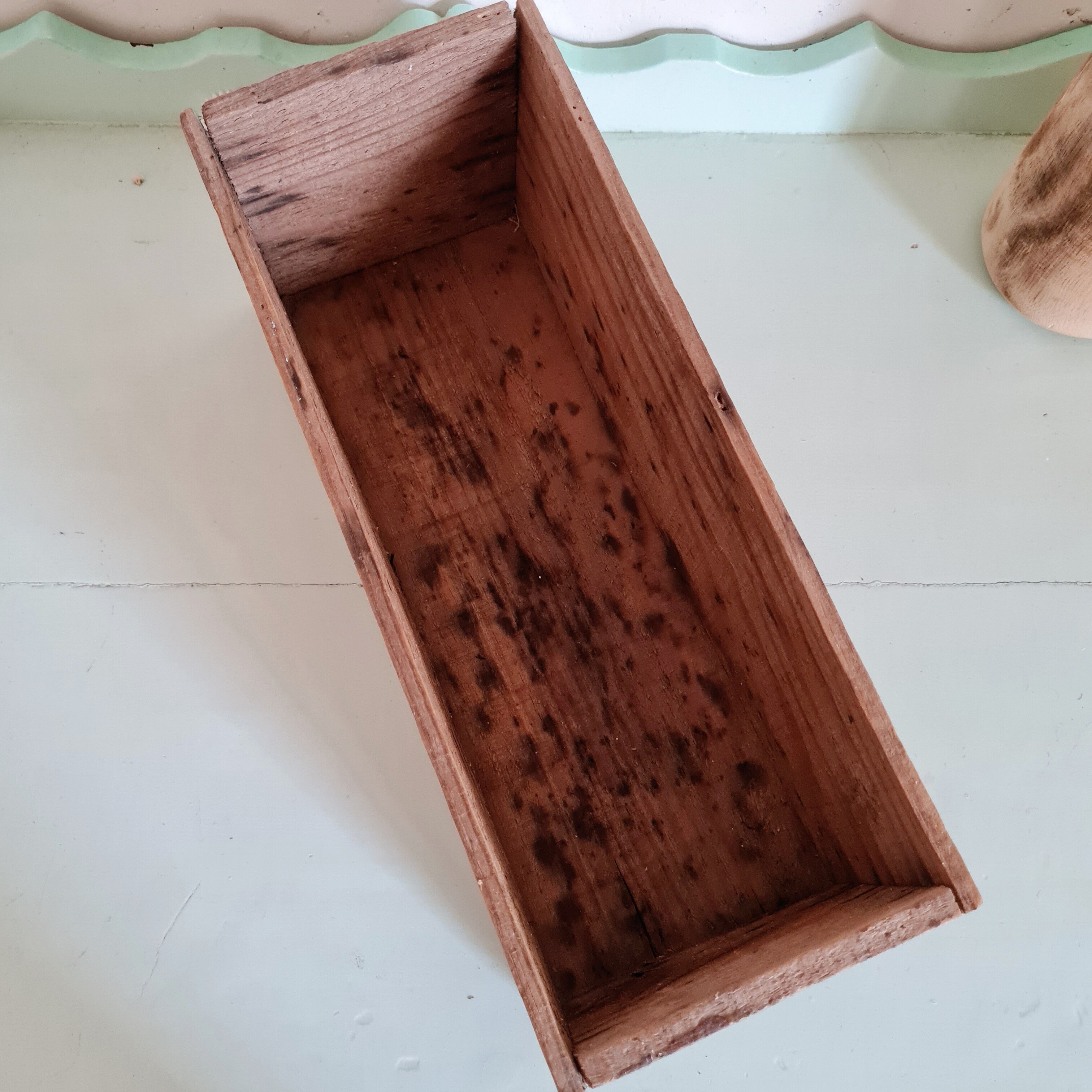 Antique wooden box