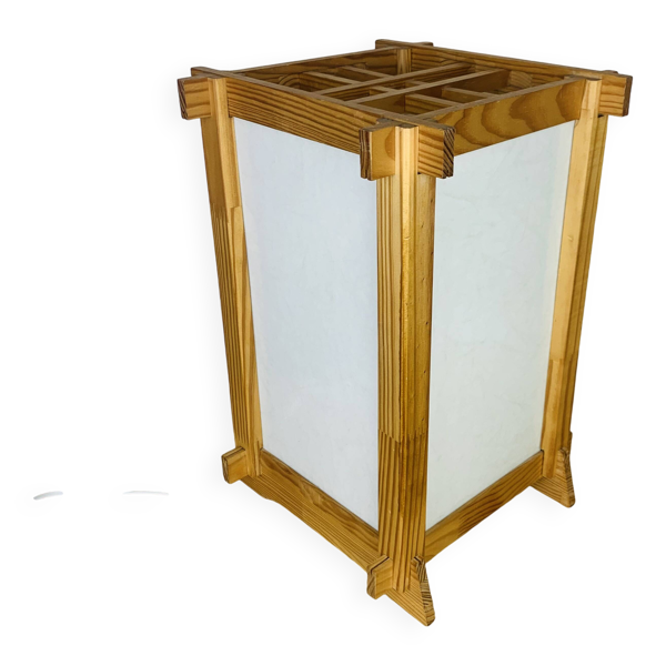 Lampe à poser lanterne japonisante vintage — Beyit