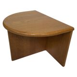 Vintage  side tables in oak minimalist design