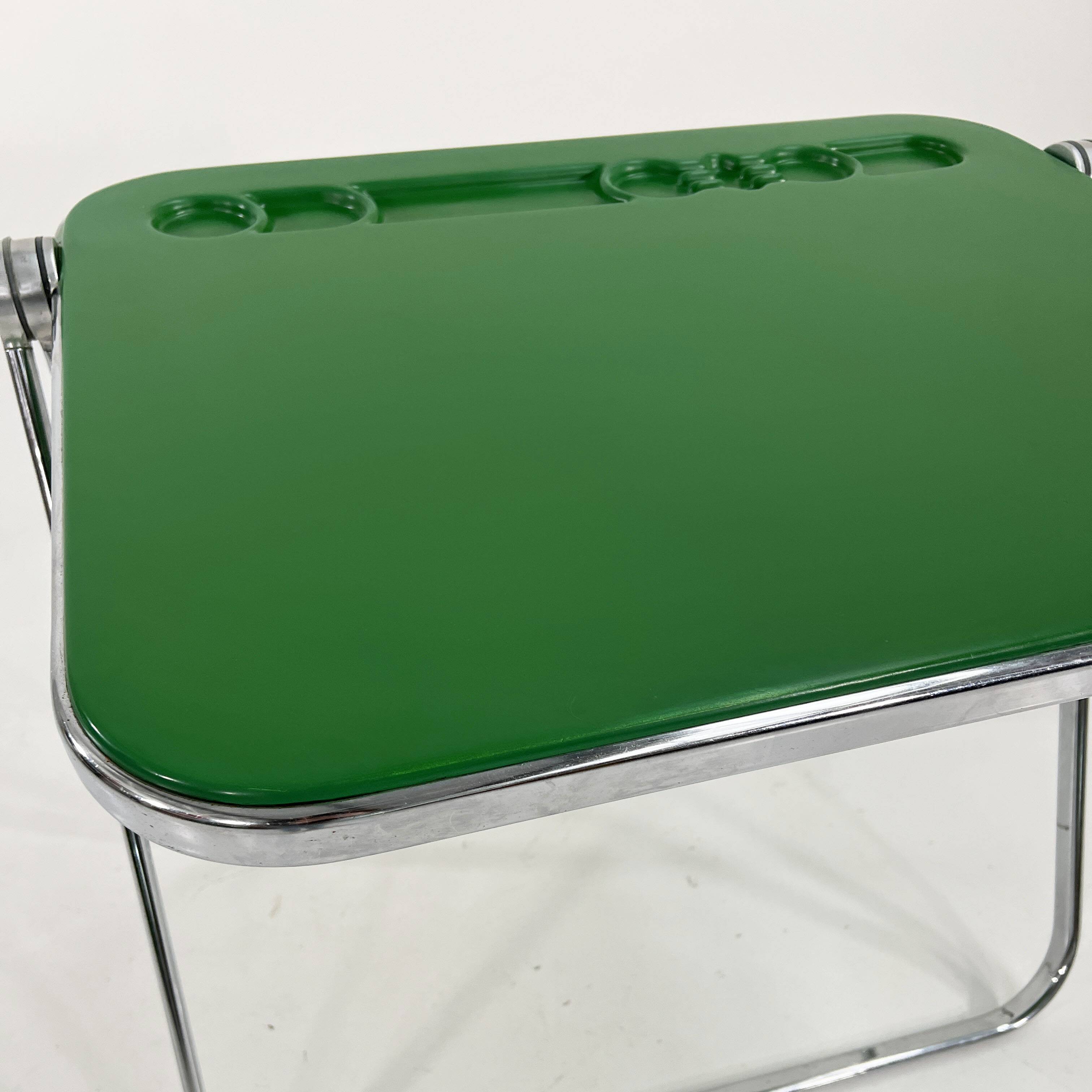 Platone Green Folding Desk by Giancarlo Piretti for Anonima Castelli, 1970