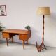 Lamppost wears vintage rattan magazine