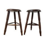Pair of tripod stools