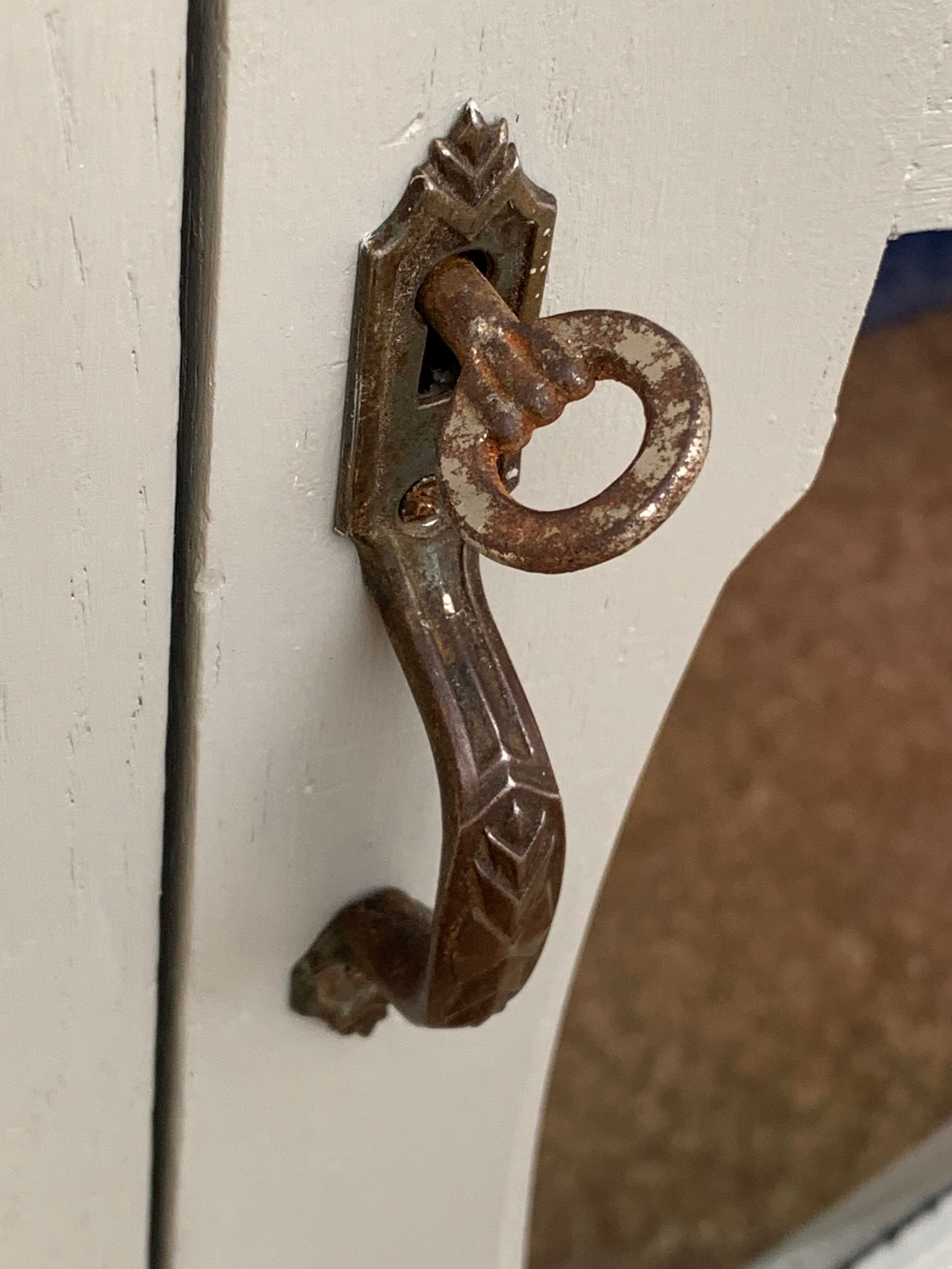 1930s Parisian glass-fronted wardrobe