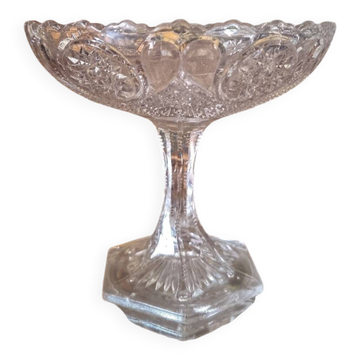 Coupe sur pied en verre