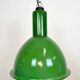 Industrial Soviet Green Enamel Pendant Lamp, 1960s