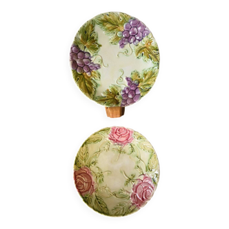 Antique slipware plates