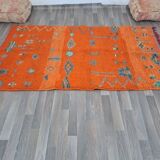 Handmade natural Berber rug 3x2 m