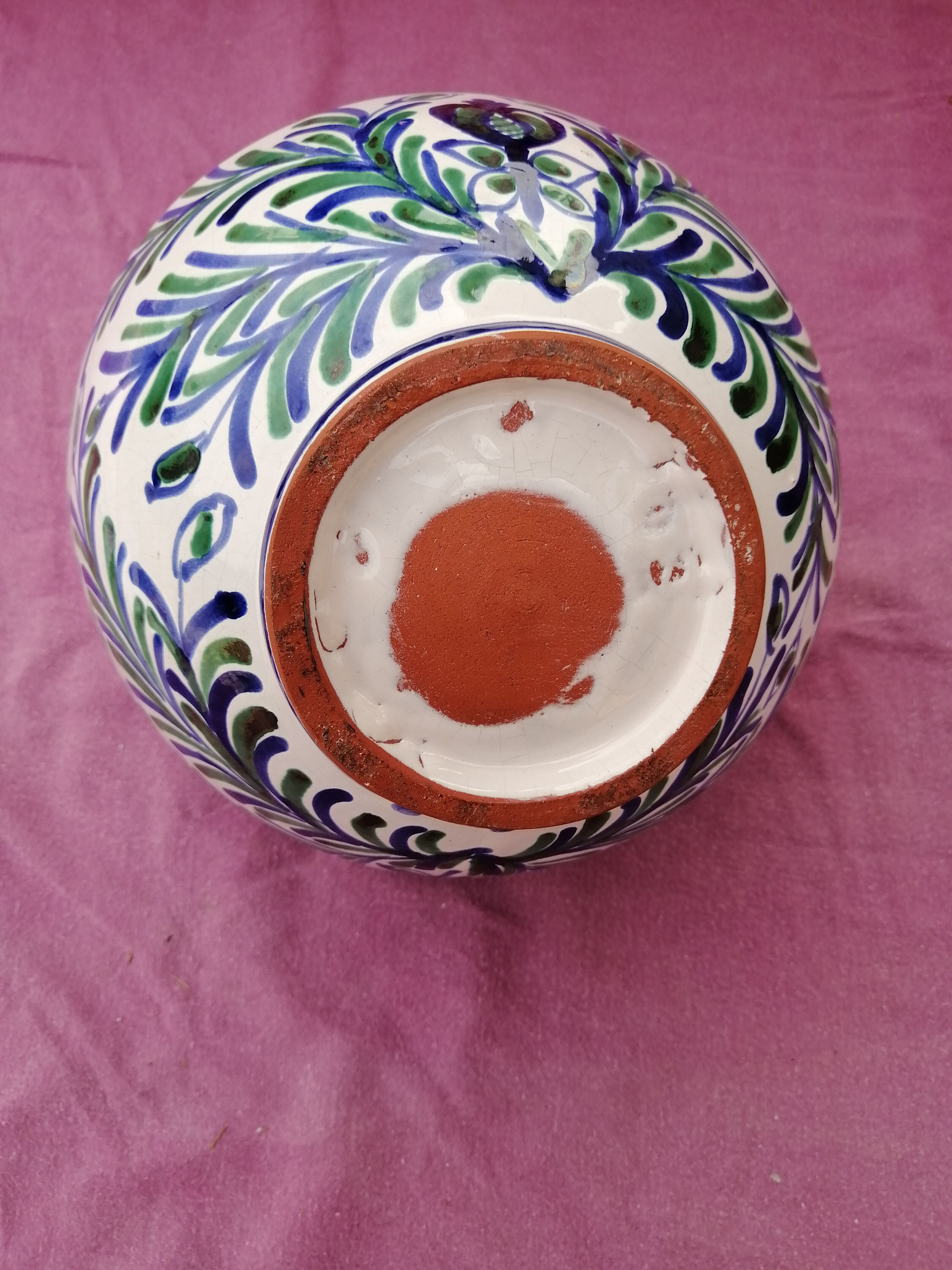 Old vintage gargoulette goat in earth and ceramic