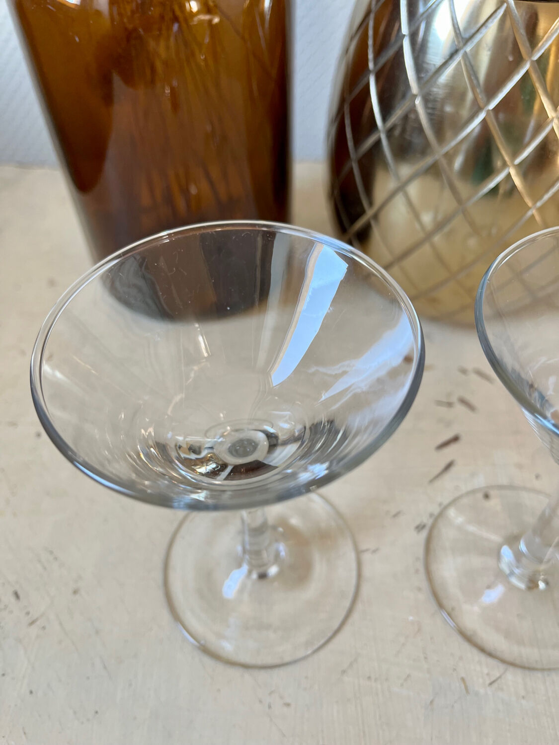 Coupes cocktail vintage