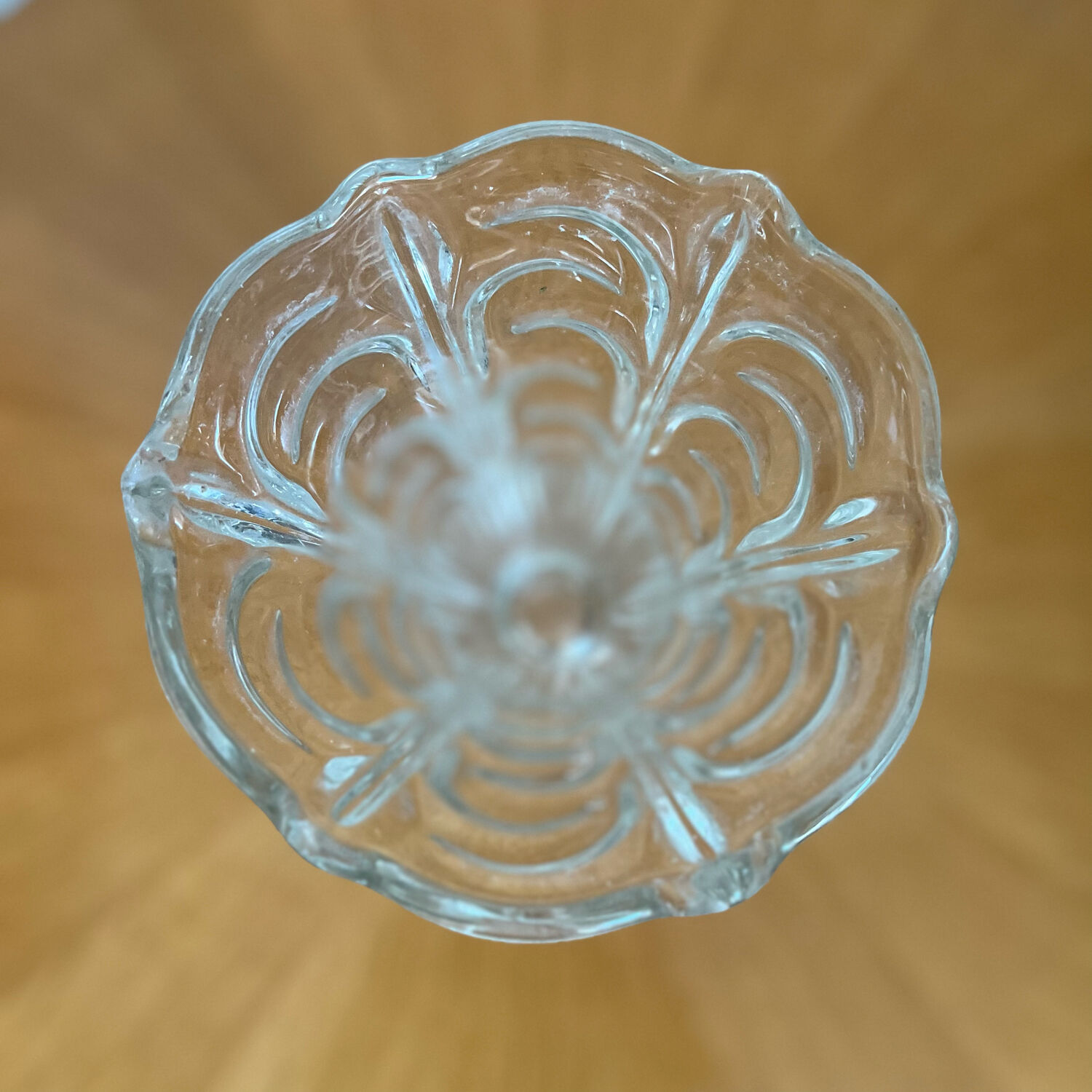 Vintage glass vase