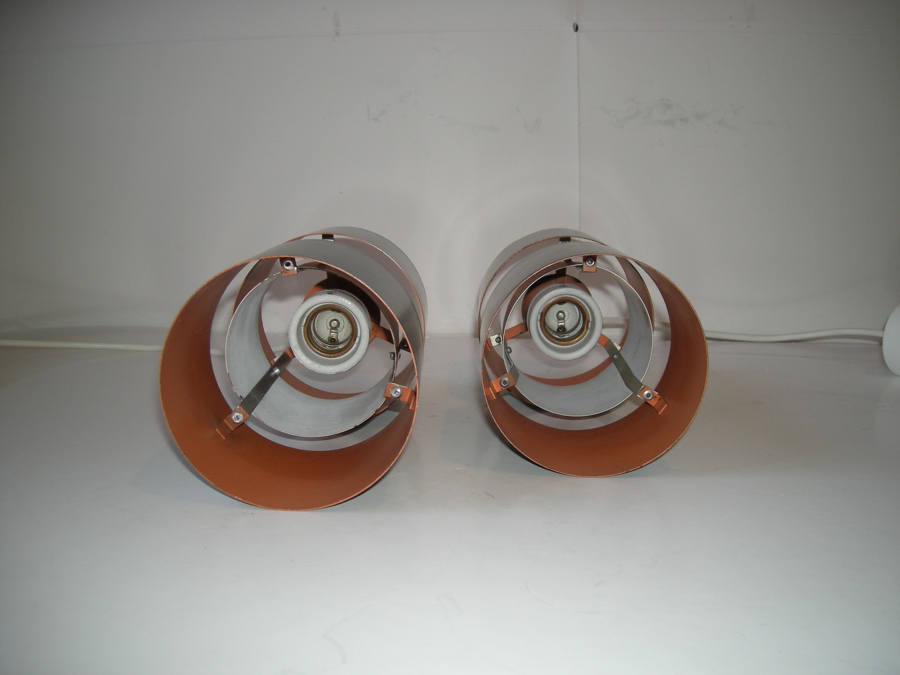 Pair of pendant lamps - Vesuv - Jo Hammerborg - Fog and Morup from the 60s - 70s