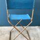 Chaise de camping vintage
