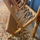 Pair of rattan bedside tables
