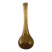 Vase soliflore en verre bullé