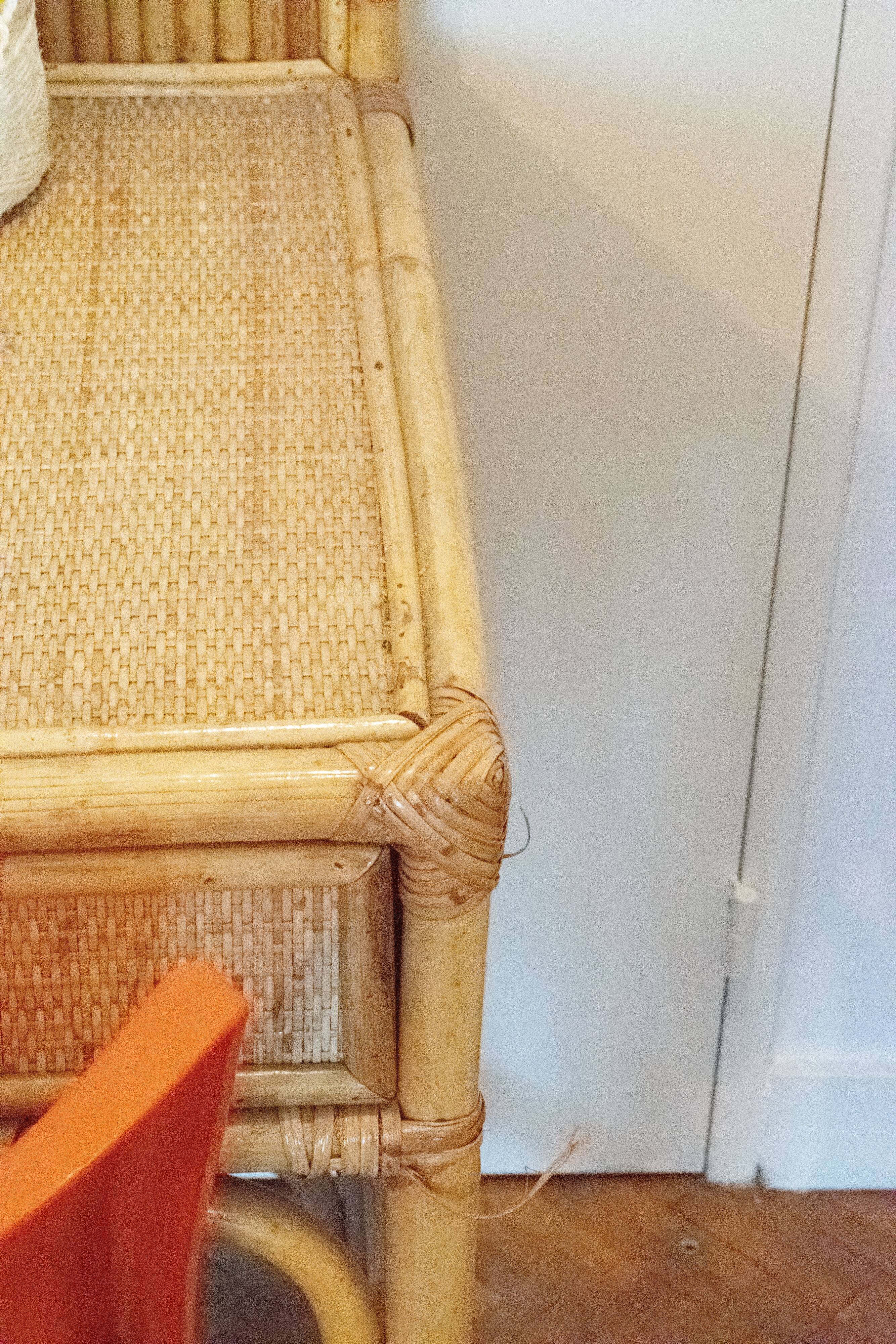 Bureau en rotin
