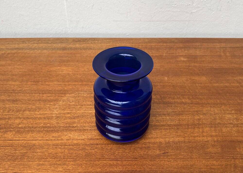 Vintage Glass Vase by Narita Voigt for VEB Glaswerk Harzkristall, GDR, 1970s