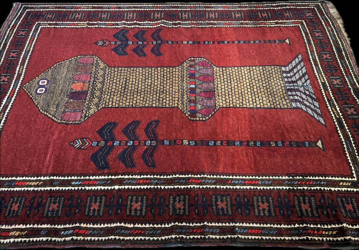 Afghan Balouch rug 185x130 cm