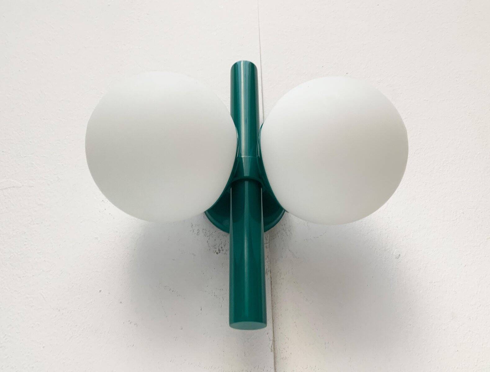 Mid-century German space age wall lamp by Kaiser Idell / Kaiser Leuchten.