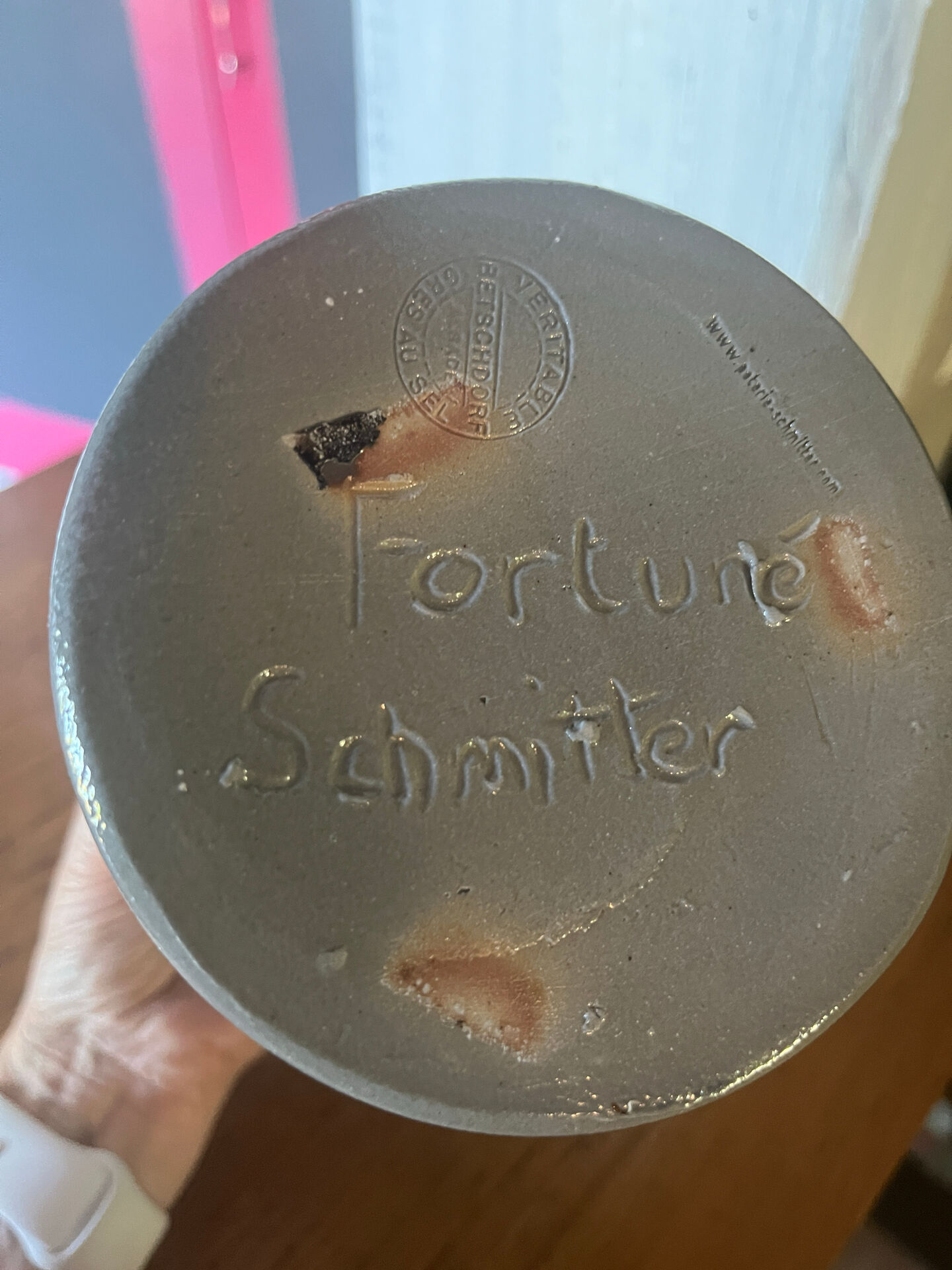 Pot à glace vin blanc alsacien