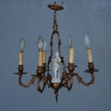 Napoleon III biscuit baby chandelier