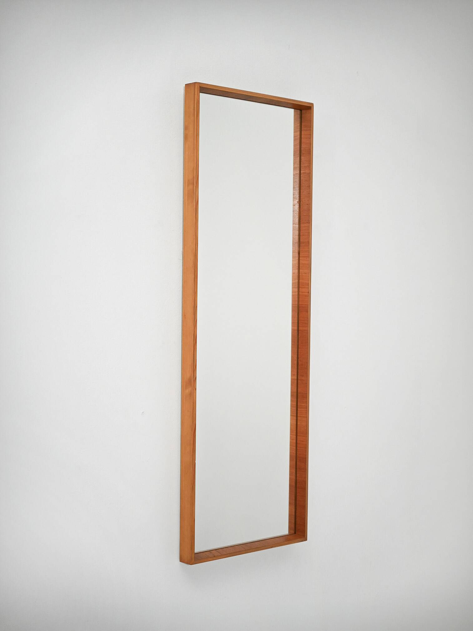Swedish teak mirror by Arne Wahl Iversen