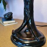 Tiffany style lamp, stained glass, art nouveau