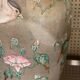 Antique Japanese vase in ceramic with floral and bird decoration, 19th century.