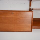 Vintage modular wall system by Poul Cadovius