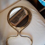 Psyche brass mirror 22x27cm
